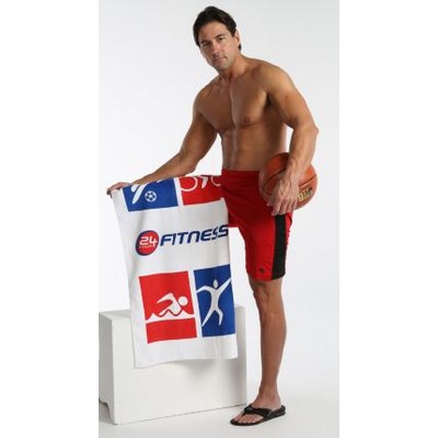 Stock "Sports" Fitness Towel Art (Screen Print)